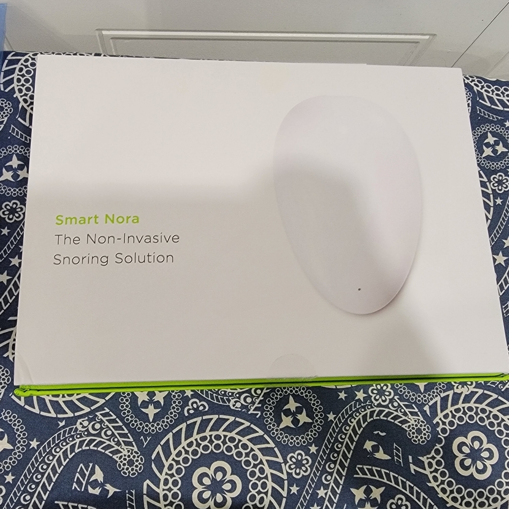 Smart Nora snoring solution.